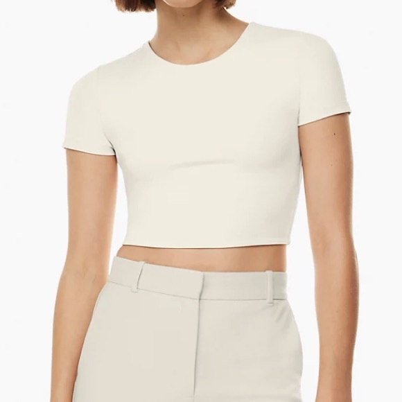 Aritzia Tops - Babaton Contour Crew Cropped Tshirt